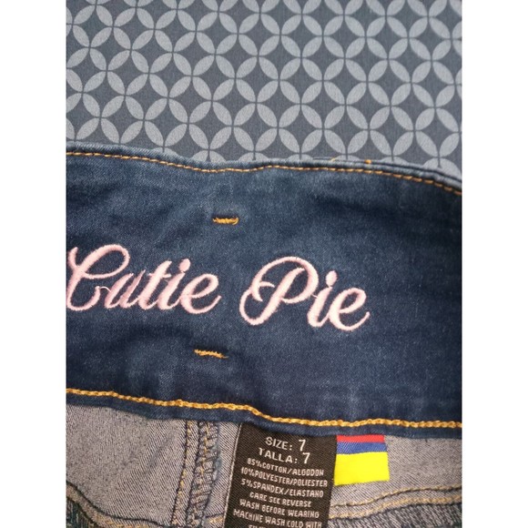 WAIST 30 INCHES SIZE 7 SKINNY JEANS STRETCH DENIM PUSH UP BLUE 7-2 MK1410 SZ7 - Picture 10 of 10